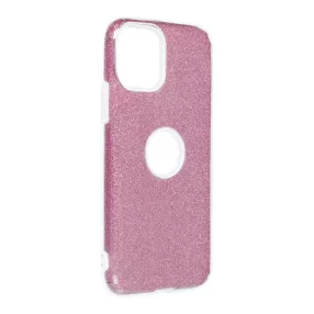   iPhone 11 Pro szilikon tok, hátlaptok, telefon tok, csillámos, pink, Shining Case