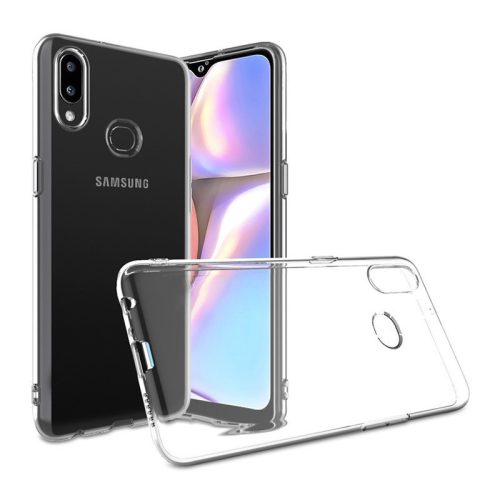 Samsung Galaxy A10s szilikon tok, hátlaptok, telefon tok, vékony, átlátszó, 0.5mm