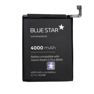 BlueStar Xiaomi Redmi 5 Plus BN44 utángyártott akkumulátor 4000mAh