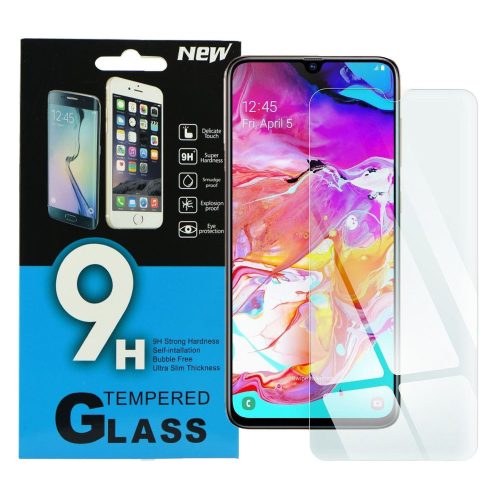 Samsung Galaxy A70s üvegfólia, tempered glass, előlapi, edzett