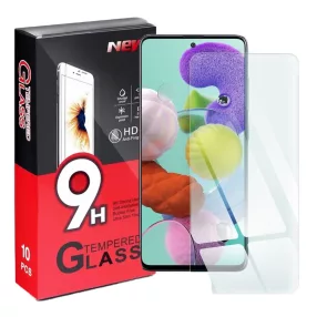   Samsung Galaxy A51 üvegfólia, tempered glass, előlapi, edzett, 10db/csomag