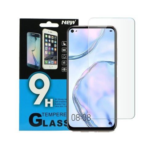 Huawei P40 Lite E / P40 Lite / Y7P üvegfólia, tempered glass, előlapi, edzett