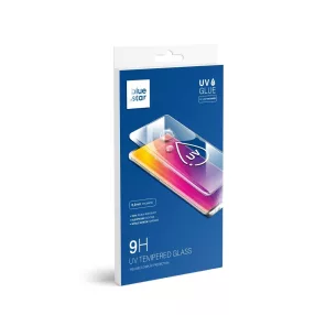  Huawei P40 Pro üvegfólia, tempered glass, előlapi, UV, edzett, hajlított, Bluestar