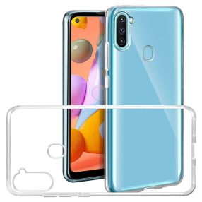   Samsung Galaxy M11 szilikon tok, hátlaptok, telefon tok, vékony, átlátszó, 0.5mm
