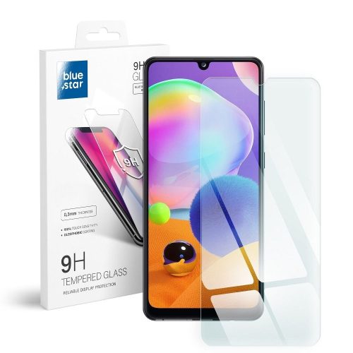 Samsung Galaxy A31 üvegfólia, tempered glass, előlapi, edzett, Bluestar