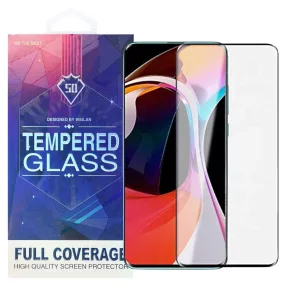   Xiaomi Mi 10 Pro 5G üvegfólia, tempered glass, előlapi, 5D, edzett, hajlított, fekete kerettel
