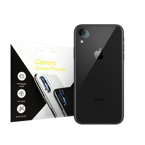 iPhone XR üvegfólia, tempered glass, edzett, lencsevédő, kamera védő