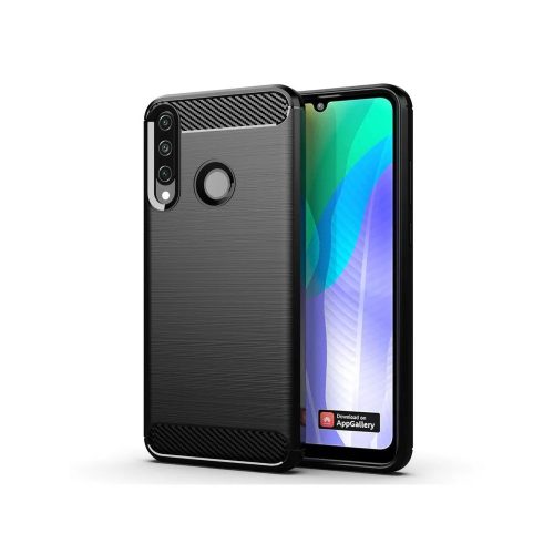 Honor 9A szilikon tok, hátlaptok, telefon tok, karbon mintás, fekete, Carbon case