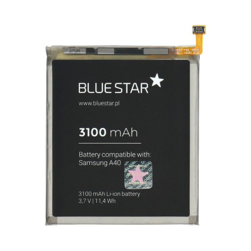 Samsung Galaxy A40 akkumulátor, EB-BA405ABU kompatibilis, SM-A405F/DS, 3100mAh, BlueStar