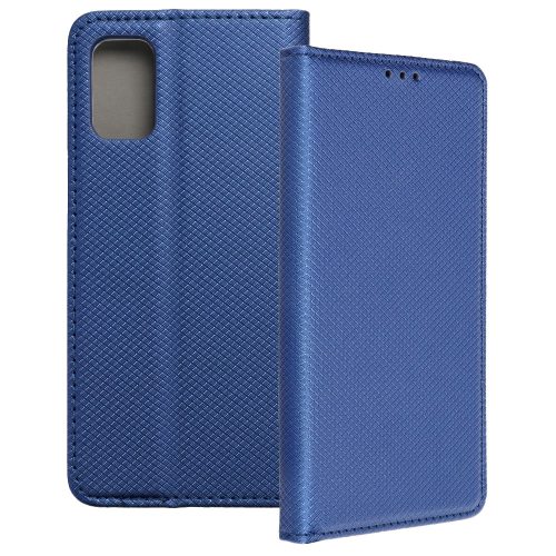 Samsung Galaxy A51 5G könyvtok, fliptok, telefon tok, bankkártyatartós, mágneszáras, sötétkék, Smart Case book, SM-A516F/DS