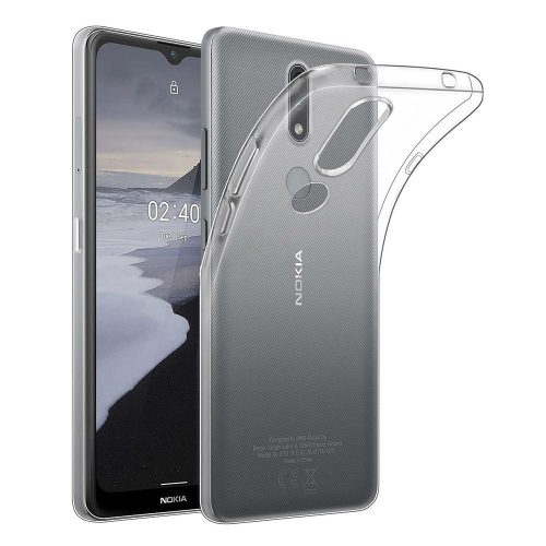 Nokia 2.3 szilikon tok, hátlaptok, telefon tok, vékony, átlátszó, 0.5mm