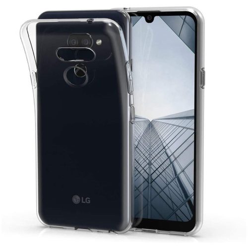 LG K40S szilikon tok, hátlaptok, telefon tok, vékony, átlátszó, 0.5mm