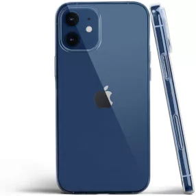   iPhone 12 Mini szilikon tok, hátlaptok, telefon tok, vékony, átlátszó, 0.3mm