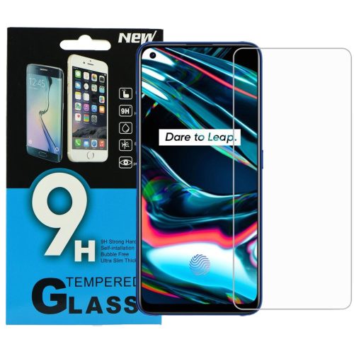 Realme 7 Pro üvegfólia, tempered glass, előlapi, edzett