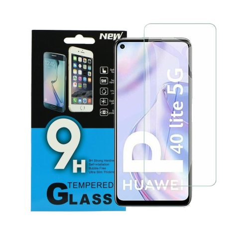 Huawei P40 Lite 5G üvegfólia, tempered glass, előlapi, edzett