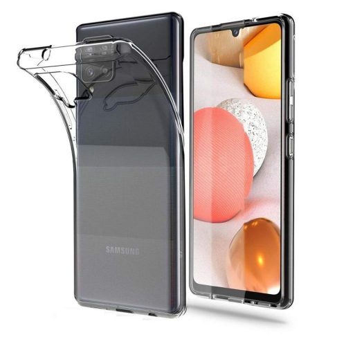 Samsung Galaxy A42 5G szilikon tok, hátlaptok, telefon tok, vékony, átlátszó, 0.5mm