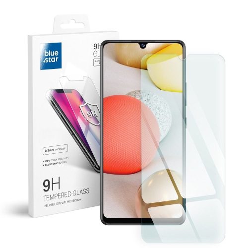 Samsung Galaxy A42 5G üvegfólia, tempered glass, előlapi, edzett, Bluestar