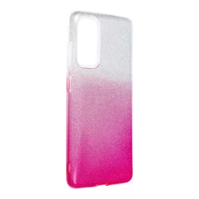  Samsung Galaxy S20 FE / S20 FE 5G szilikon tok, hátlaptok, telefon tok, csillámos, pink-ezüst, Shining Case