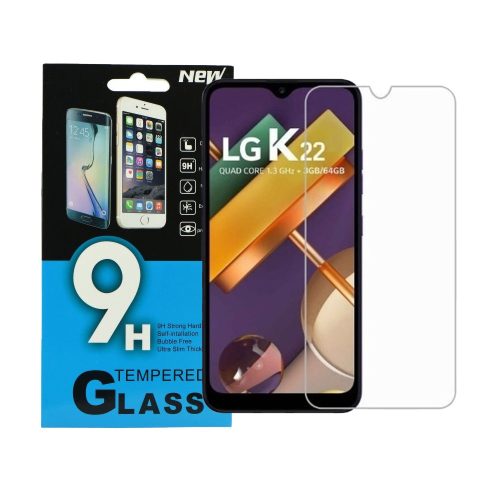 LG K22 üvegfólia, tempered glass, előlapi, edzett