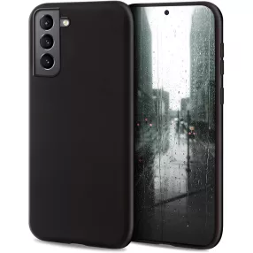   Samsung Galaxy S21 Plus 5G (S21+ 5G) szilikon tok, hátlaptok, telefon tok, matt, fekete, Soft