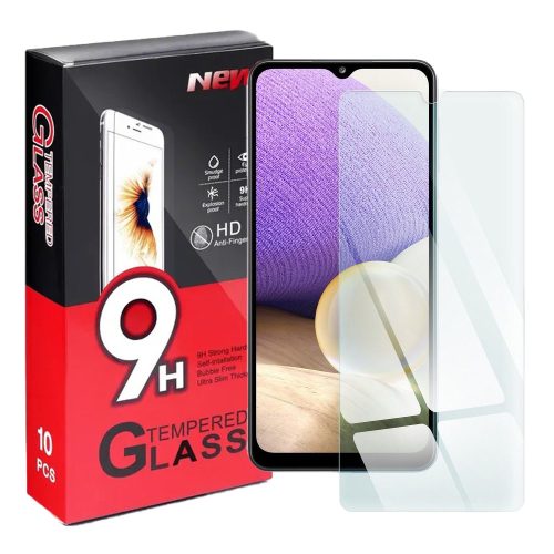 Samsung Galaxy A32 5G üvegfólia, tempered glass, előlapi, edzett, 10db/csomag