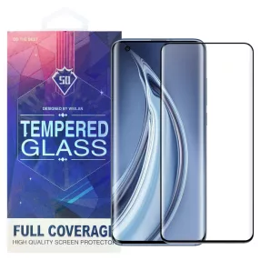   Xiaomi Mi 11 5G üvegfólia, tempered glass, előlapi, 5D, edzett, hajlított, fekete kerettel