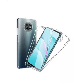   Xiaomi Redmi Note 9T 5G telefon tok, szilikon előlap+műanyag hátlap, elő+hátlapi, 360 fokos védelem, átlátszó