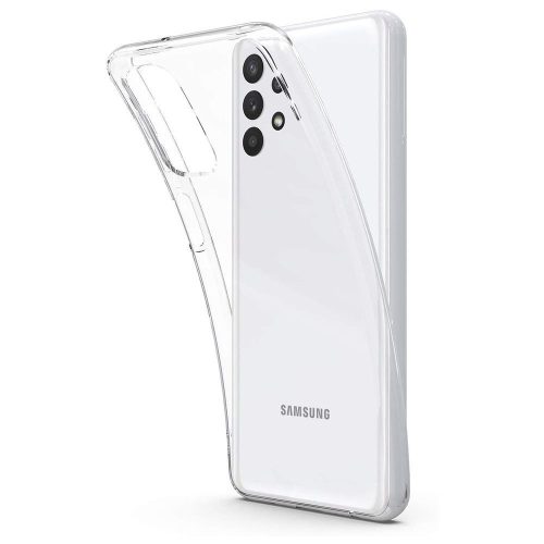 Samsung Galaxy A32 5G szilikon tok, hátlaptok, telefon tok, ultravékony, átlátszó, 0.3mm