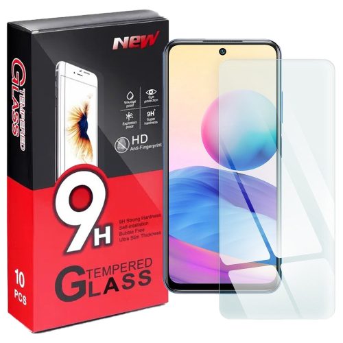 Xiaomi Redmi Note 10 5G / Poco M3 Pro 4G / 5G üvegfólia, tempered glass, előlapi, 10db/csomag