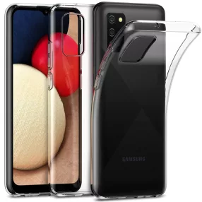   Samsung Galaxy A02S szilikon tok, hátlaptok, telefon tok, vastag, átlátszó, 2mm