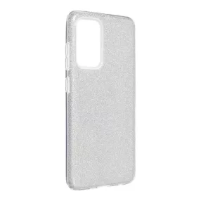   Samsung Galaxy A52 4G/5G / A52s 5G szilikon tok, hátlaptok, telefon tok, csillámos, ezüst, Shining Case