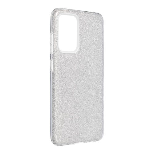 Samsung Galaxy A52 4G/5G / A52s 5G szilikon tok, hátlaptok, telefon tok, csillámos, ezüst, Shining Case