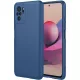 Xiaomi Redmi Note 10 / Note 10S szilikon tok, hátlaptok, telefon tok, matt, sötétkék, Soft