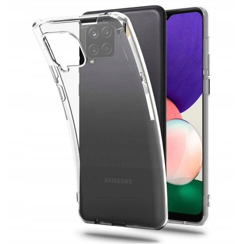 Samsung Galaxy A22 4G szilikon tok, hátlaptok, telefon tok, vastag, átlátszó, 2mm