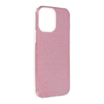 iPhone 13 Pro Max szilikon tok, hátlaptok, telefon tok, csillámos, pink
