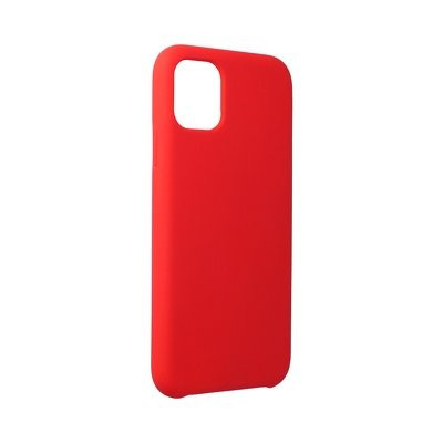 iPhone 13 Pro Max szilikon tok, hátlaptok, telefon tok, velúr belsővel, matt, piros, Silicone Premium