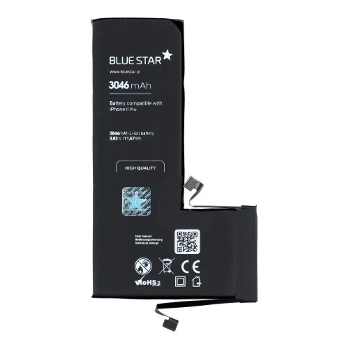 iPhone 11 Pro akkumulátor, 3046mAh, Bluestar