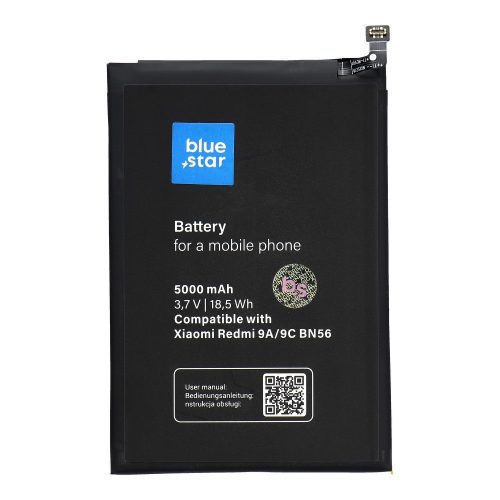 BlueStar Xiaomi Redmi 9A / 9C BN56 utángyártott akkumulátor 5000mAh