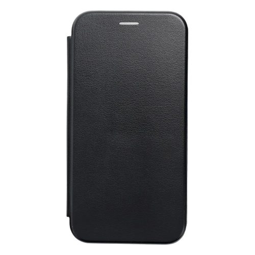 Samsung Galaxy A13 5G / A04s könyvtok, fliptok, telefon tok, bankkártyatartós, mágneszáras, fekete, Forcell Elegance