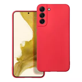   Samsung Galaxy S22 Plus 5G (S22+ 5G) szilikon tok, hátlaptok, telefon tok, matt, piros, Soft