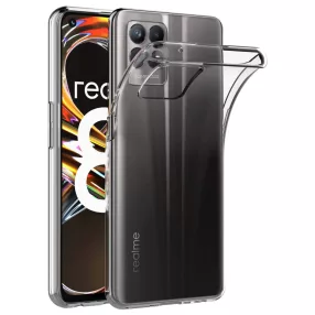   Realme 8i szilikon tok, hátlaptok, telefon tok, vékony, átlátszó, 0.5mm