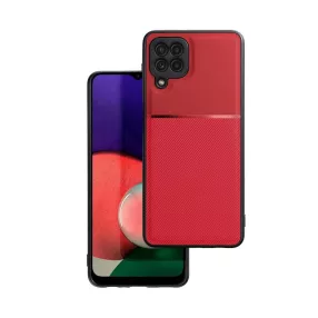   Samsung Galaxy A22 4G hátlap tok, telefon tok, stílusos, prémium, piros, Noble Case