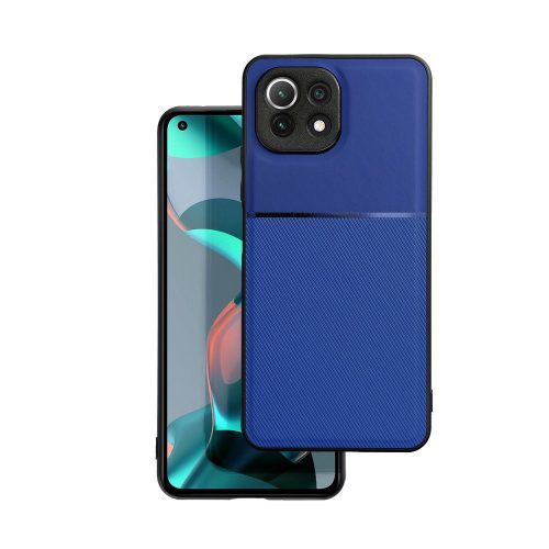 Xiaomi Mi 11 Lite 4G / 5G / 11 Lite 5G NE hátlap tok, telefon tok, stílusos, prémium, kék, Noble Case