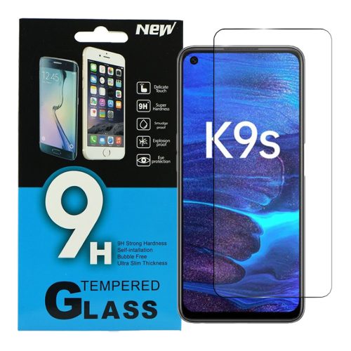 Oppo K9s üvegfólia, tempered glass, előlapi, edzett