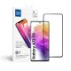 Samsung Galaxy A73 5G üvegfólia, tempered glass, előlapi, 5D, edzett, hajlított, fekete kerettel, BlueStar