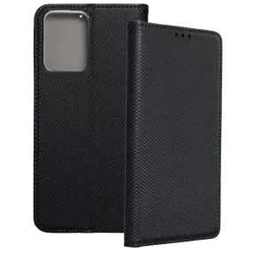   Realme 9 5G / Realme 9 Pro 5G könyvtok, fliptok, telefon tok, bankkártyatartós, mágneszáras, fekete, Smart Case book