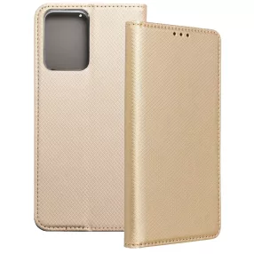   Realme 9 5G / Realme 9 Pro 5G könyvtok, fliptok, telefon tok, bankkártyatartós, mágneszáras, arany, Smart Case book