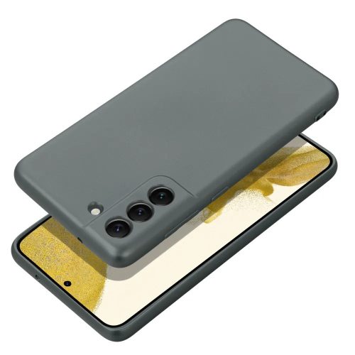 Xiaomi Redmi Note 11 / Note 11s szilikon tok, hátlaptok, telefon tok, mikroszálas belsővel, szürke, Metallic