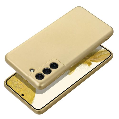 Xiaomi Redmi Note 11 / Note 11s szilikon tok, hátlaptok, telefon tok, mikroszálas belsővel, arany, Metallic