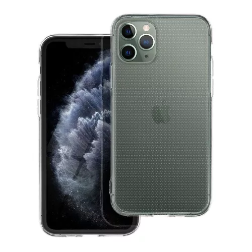 iPhone 11 Pro szilikon tok, hátlaptok, telefon tok, vastag, átlátszó, kamera védelemmel, 2mm, Clear case